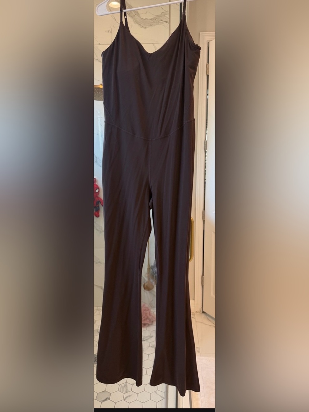lululemon athletica Black Boot-Cut Jumpsuit with Spaghetti Straps